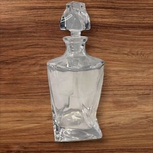 Vintage Twist Design Glass Decanter Liquor Scotch Whiskey Wine Barware‎